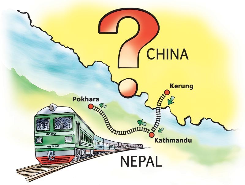 चीनले काठमाडौं–केरुङ रेलमार्गको अध्ययन अघि बढायो