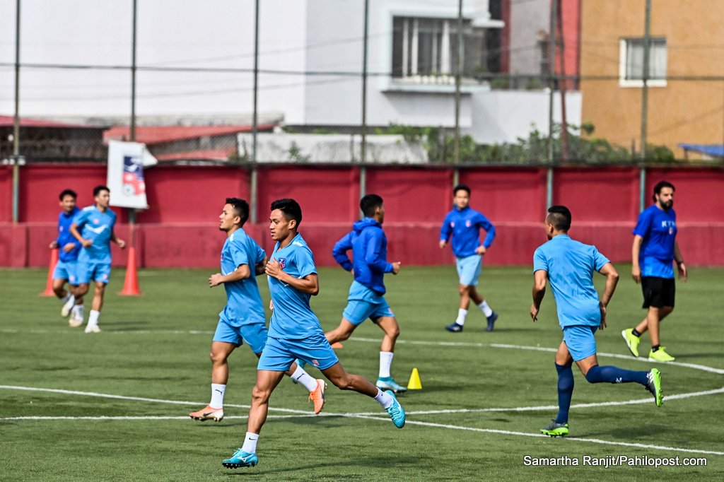 साफ च्याम्पियनसिप एशियन कप छनौटका लागि दोस्रो चरणमा ३६ खेलाडी छनौट ।।