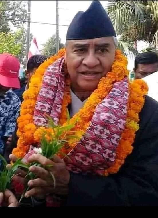 नेपाली काँग्रसको सभापतिमा देउवा विजयी