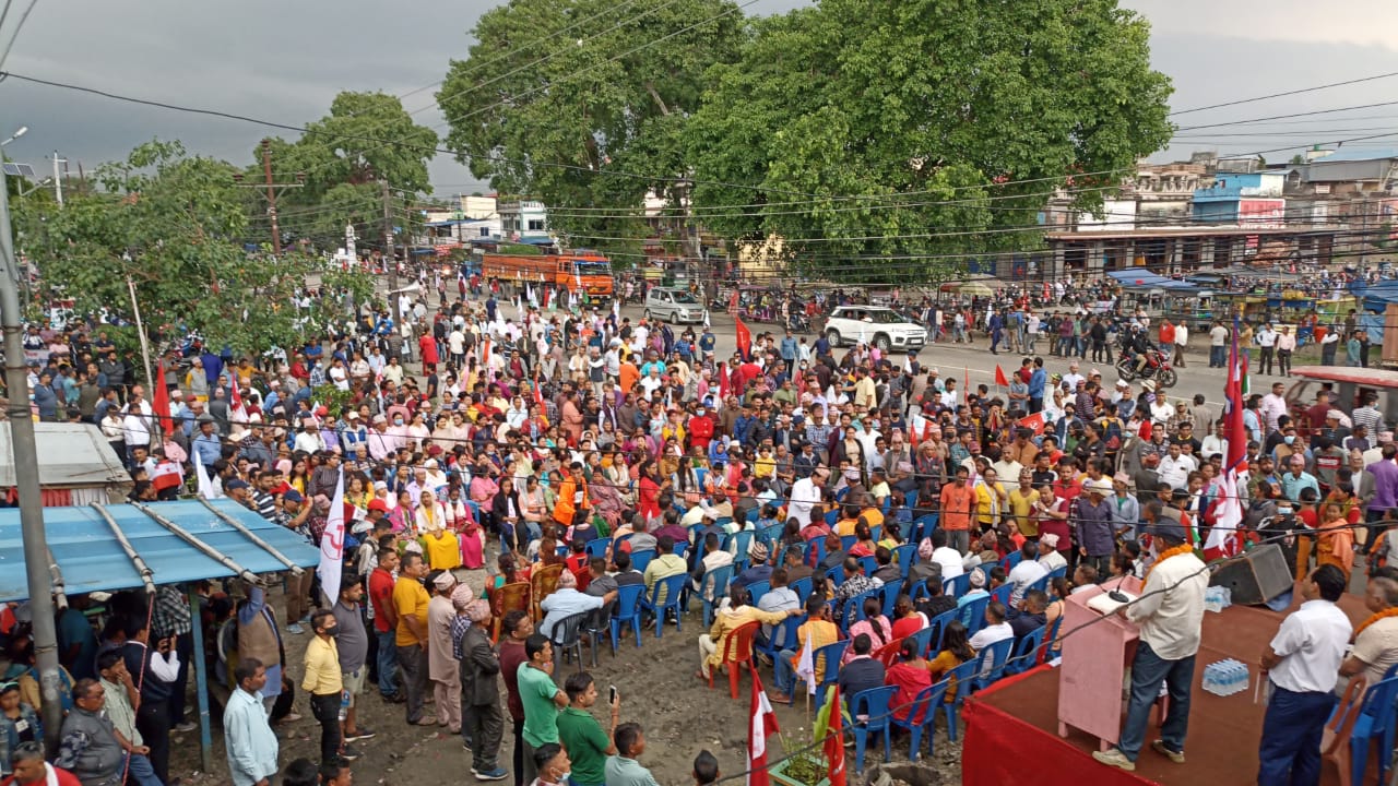 मेचीनगरमा गठबन्धन दलका तर्फबाट उम्मेद्वार सार्वजनिक