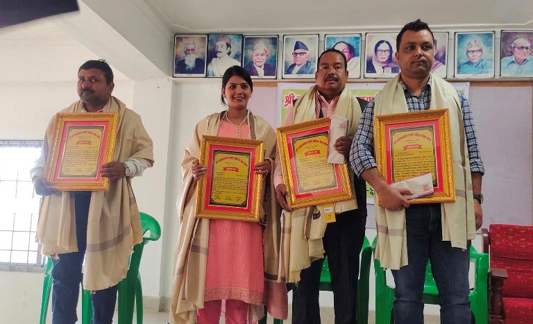 पत्रकारहरु बस्नेत, घिमिरे र राजबंशी सम्मानित