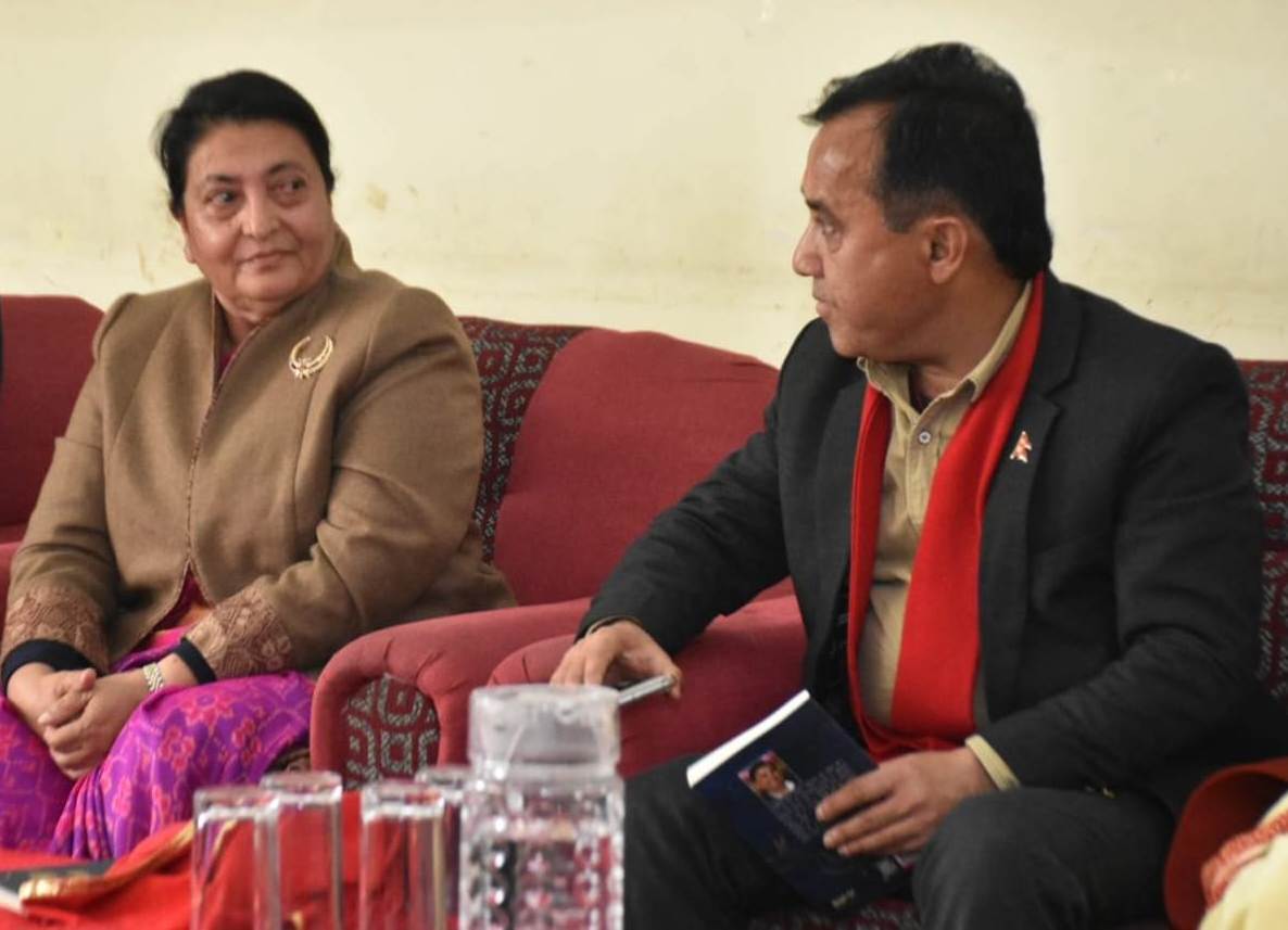 पुर्वराष्ट्रपति भण्डारीलाई विश्वप्रकाशको सुझाव, राजनितिमा नफर्किनुहोस