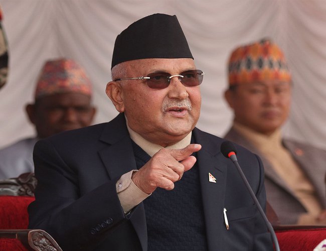 देशवासीका नाममा सम्बोधन गर्दै प्रधानमन्त्री 
