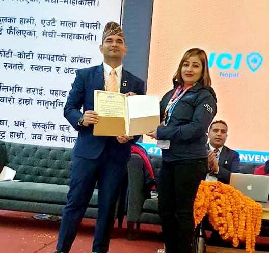 ‘उत्कृष्ट सामुदायिक पुरस्कार’ मेचीनगर लेडी जेसीजलाई