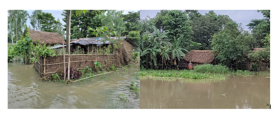 बाढीबाट बिस्थापित १७६ परिवार आफनै घर फर्किए, २१८ परिवार अझै बिस्थापित