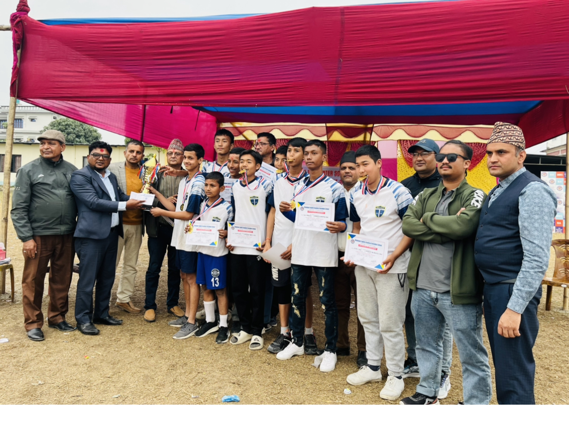 मेचीनगरस्तरिय अन्तर मावि भलिवल प्रतियाेगिताकाे  उपाधी तारापुञ्ज माविलाई