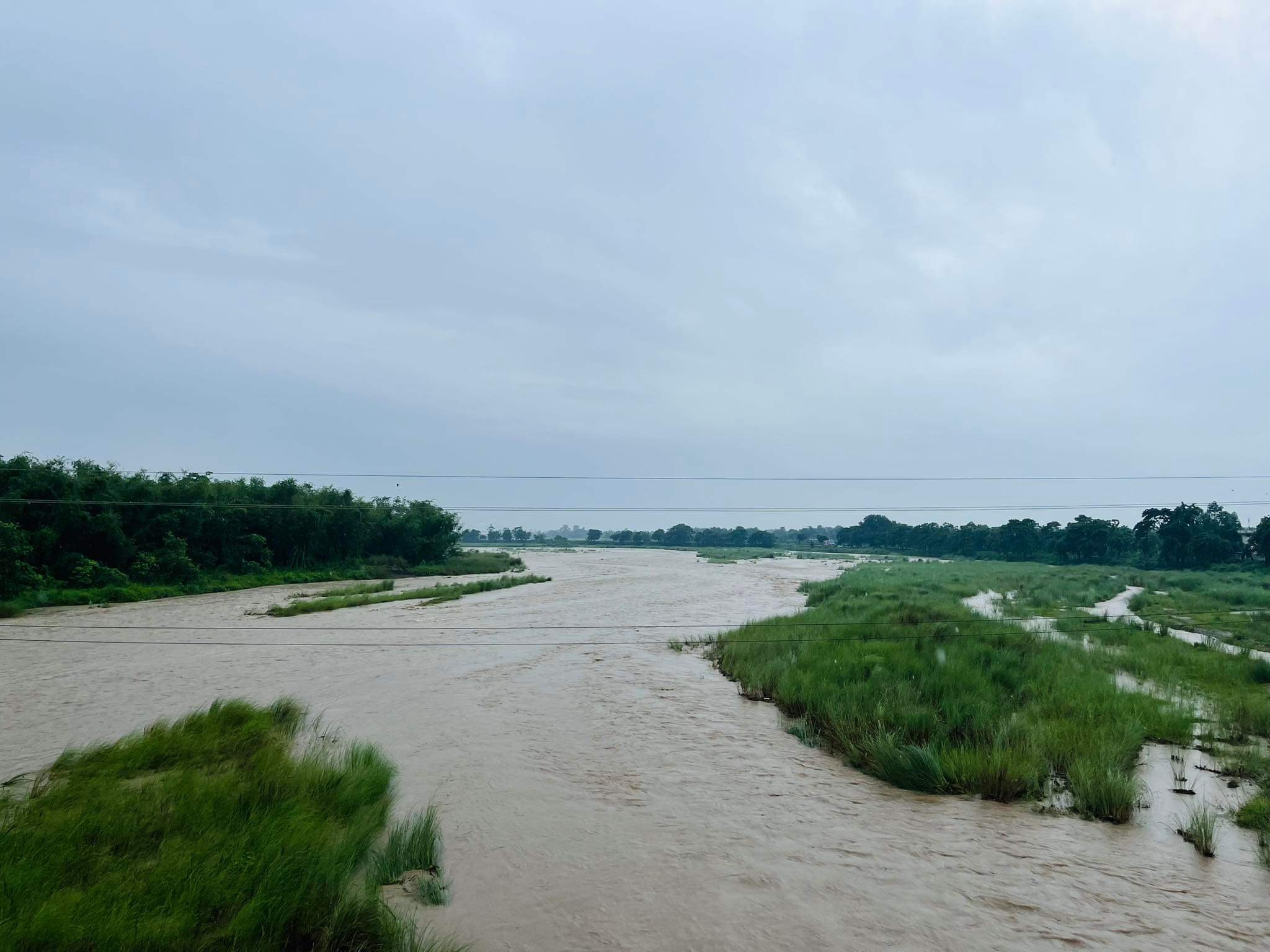 निन्दा खोलाको बाढी सचेतता स्तरमा पुग्यो