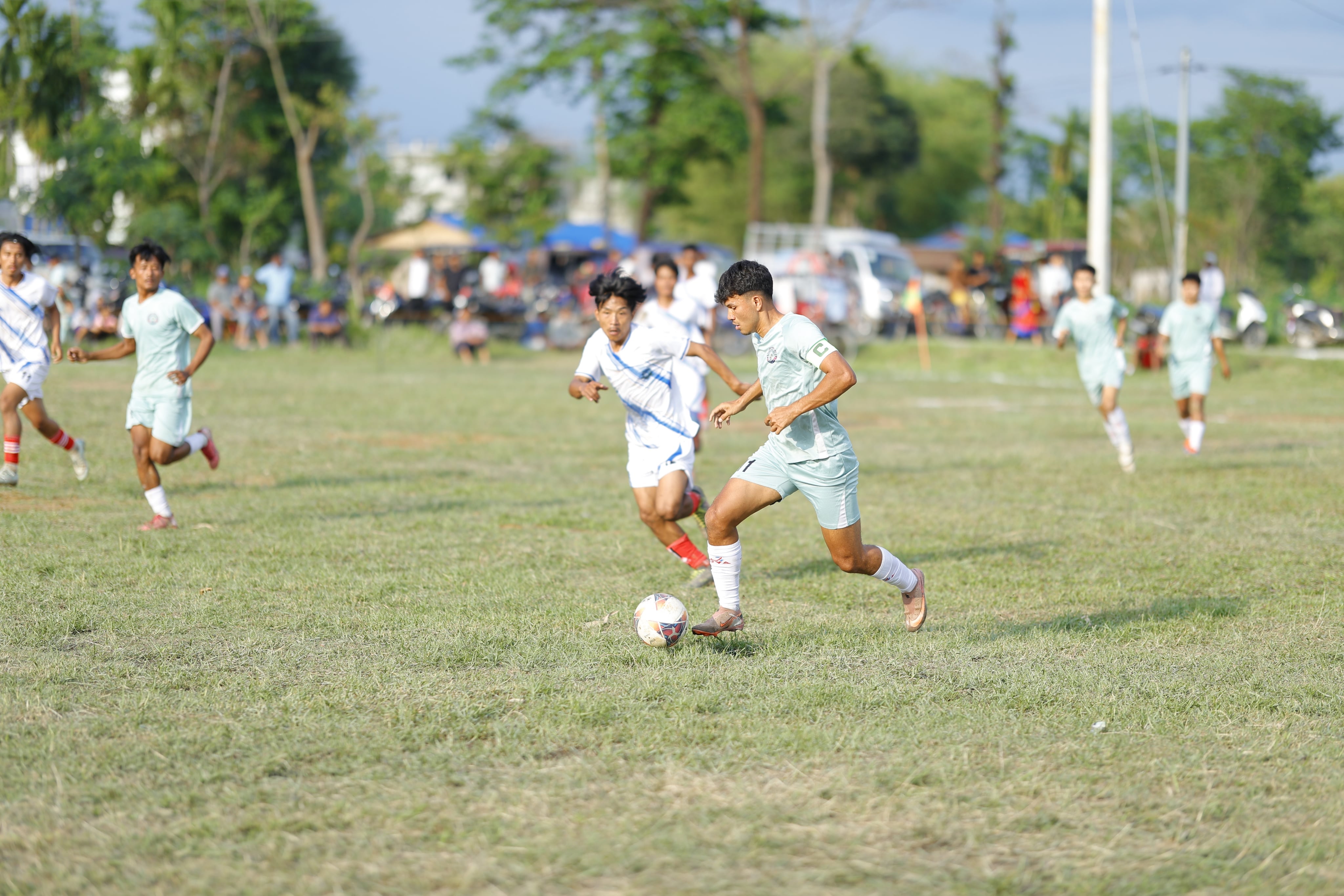 तेस्रो नकलबन्दा जिल्लास्तरीय फुटबल प्रतियोगिताः आयोजकको विजयी शुरुवात